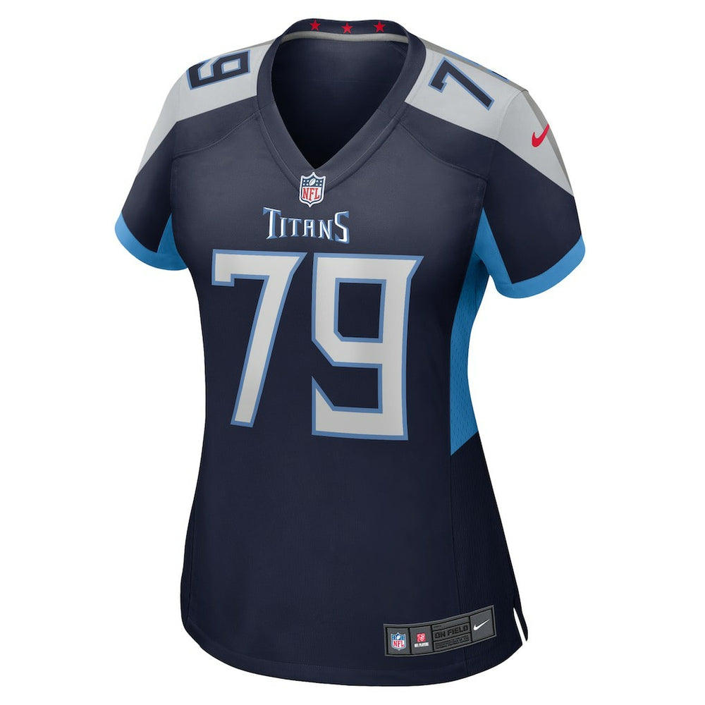 Isaiah Wilson Tennessee Titans Women's Game Jersey Navy