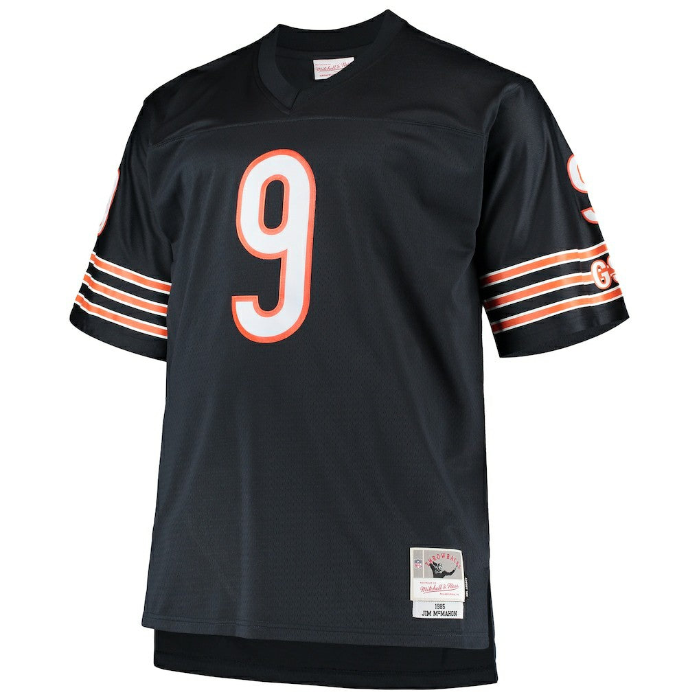 Jim McMahon Chicago Bears Big & Tall 1985 Retired Player Replica Jersey Navy