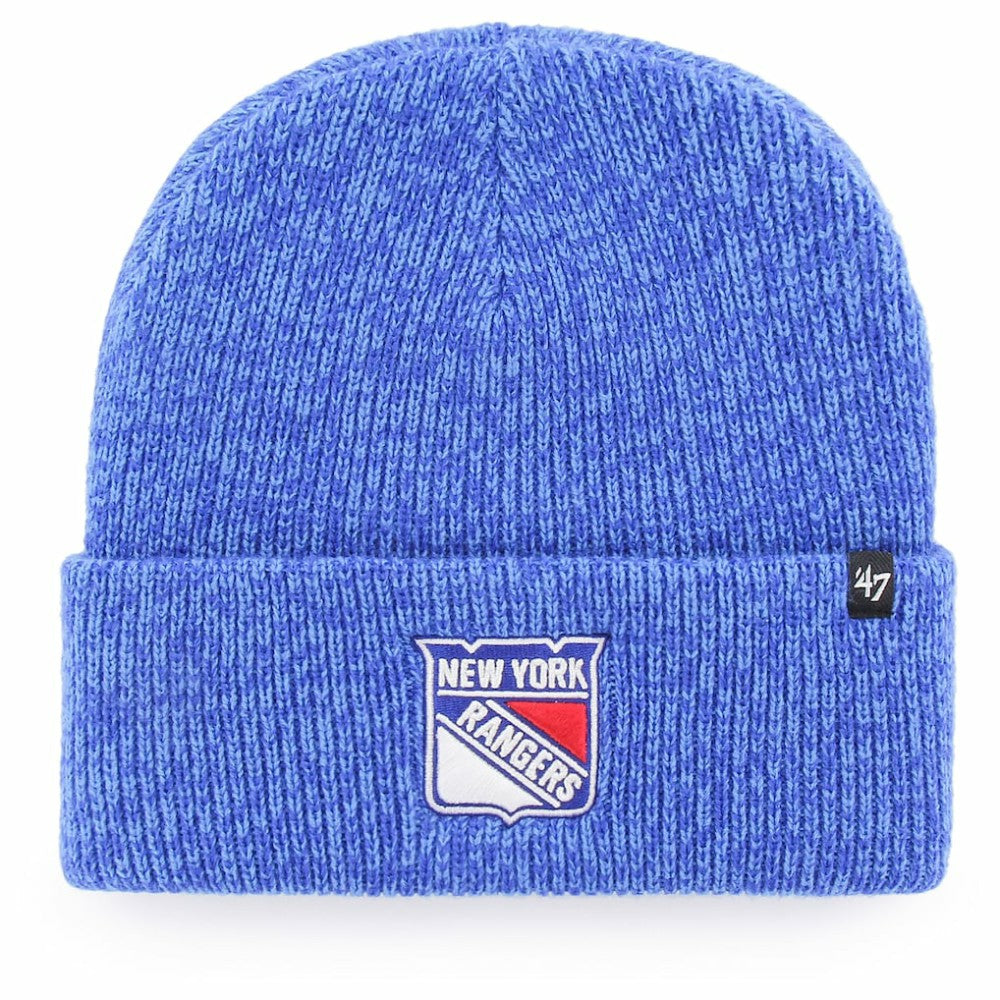 NHL New York Rangers '47 Brain Freeze Cuffed Knit Hat - Blue