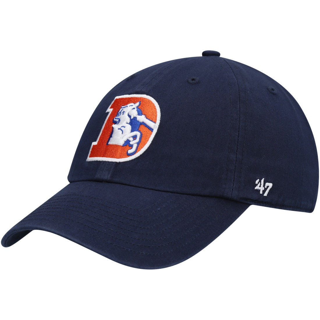 Denver Broncos '47 Clean Up Adjustable Hat Navy