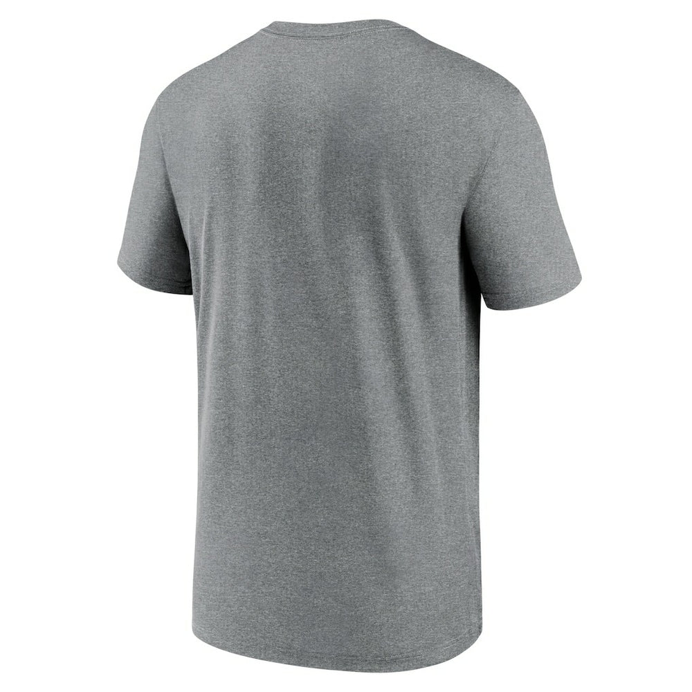 Las Vegas Raiders Legend Property Of Performance T-Shirt Heather Charcoal