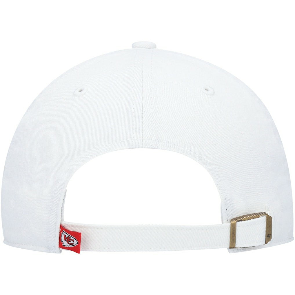 Kansas City Chiefs '47 Logo Clean Up Adjustable Hat White