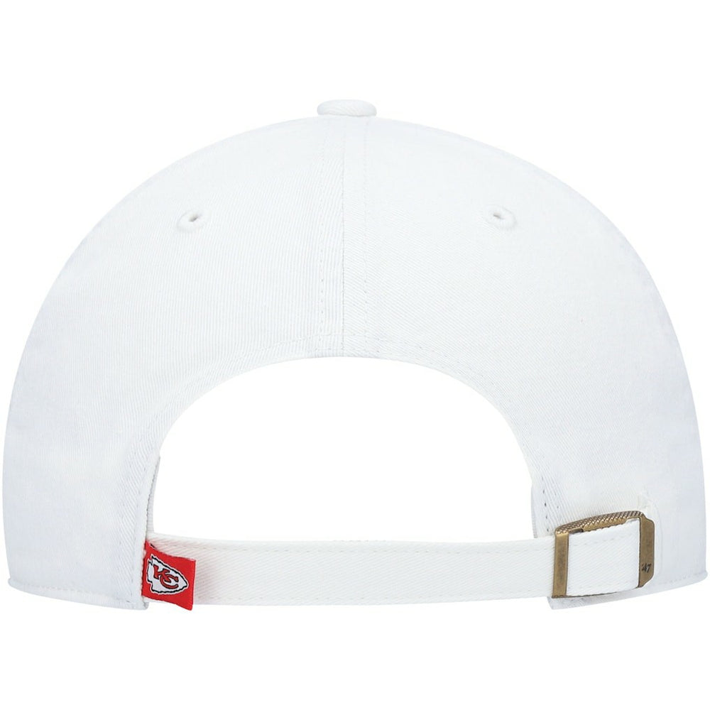 Kansas City Chiefs '47 Logo Clean Up Adjustable Hat White