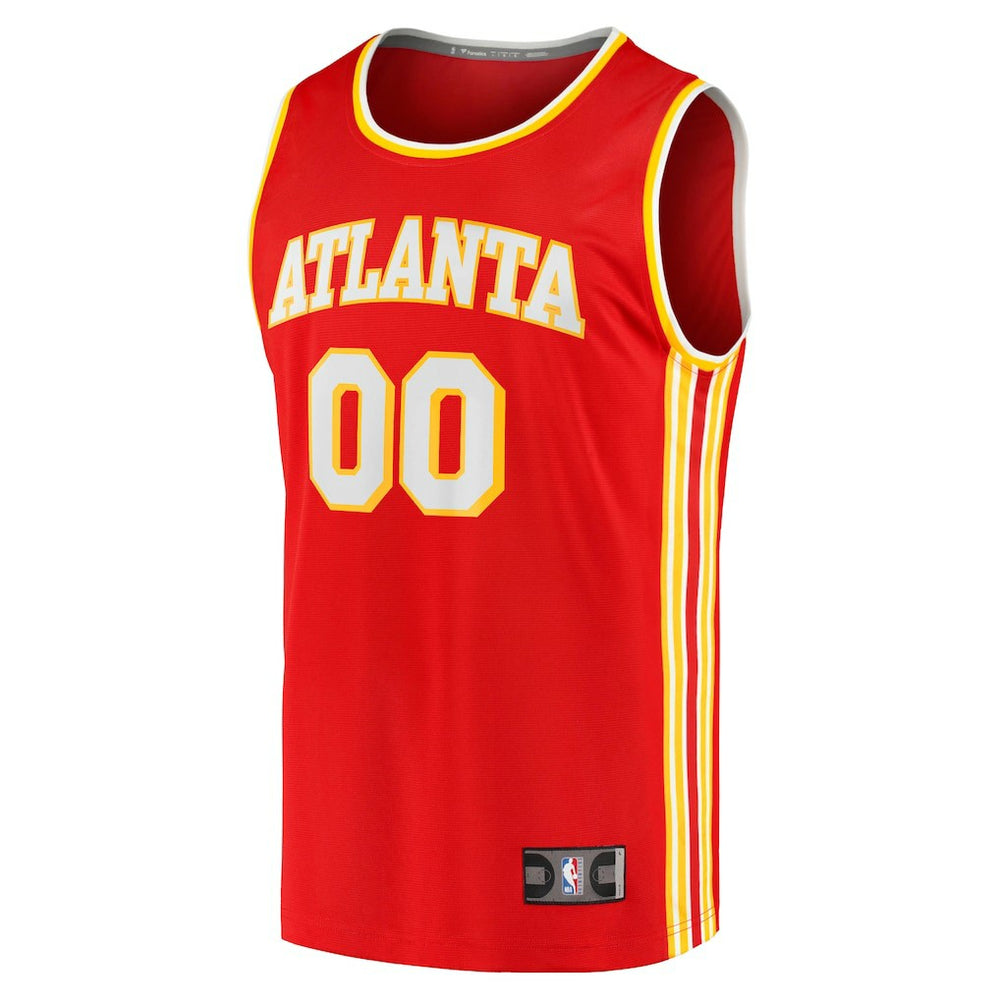 Atlanta Hawks Fast Break Replica Custom Jersey Icon Edition Red