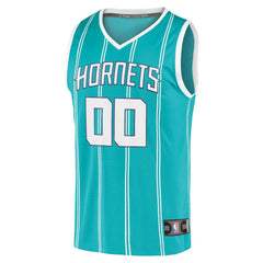 Charlotte Hornets Fast Break Replica Custom Jersey Icon Edition Teal