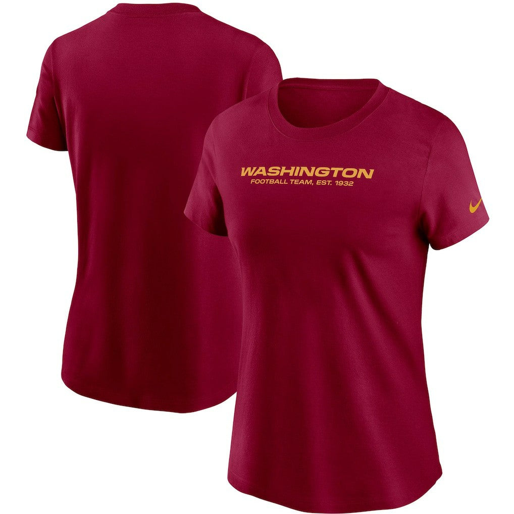 Washington Football Team Women's Logo Essential T-Shirt Burgundy