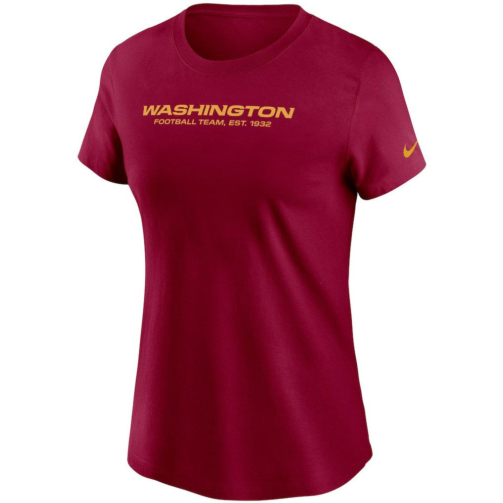 Washington Football Team Women's Logo Essential T-Shirt Burgundy
