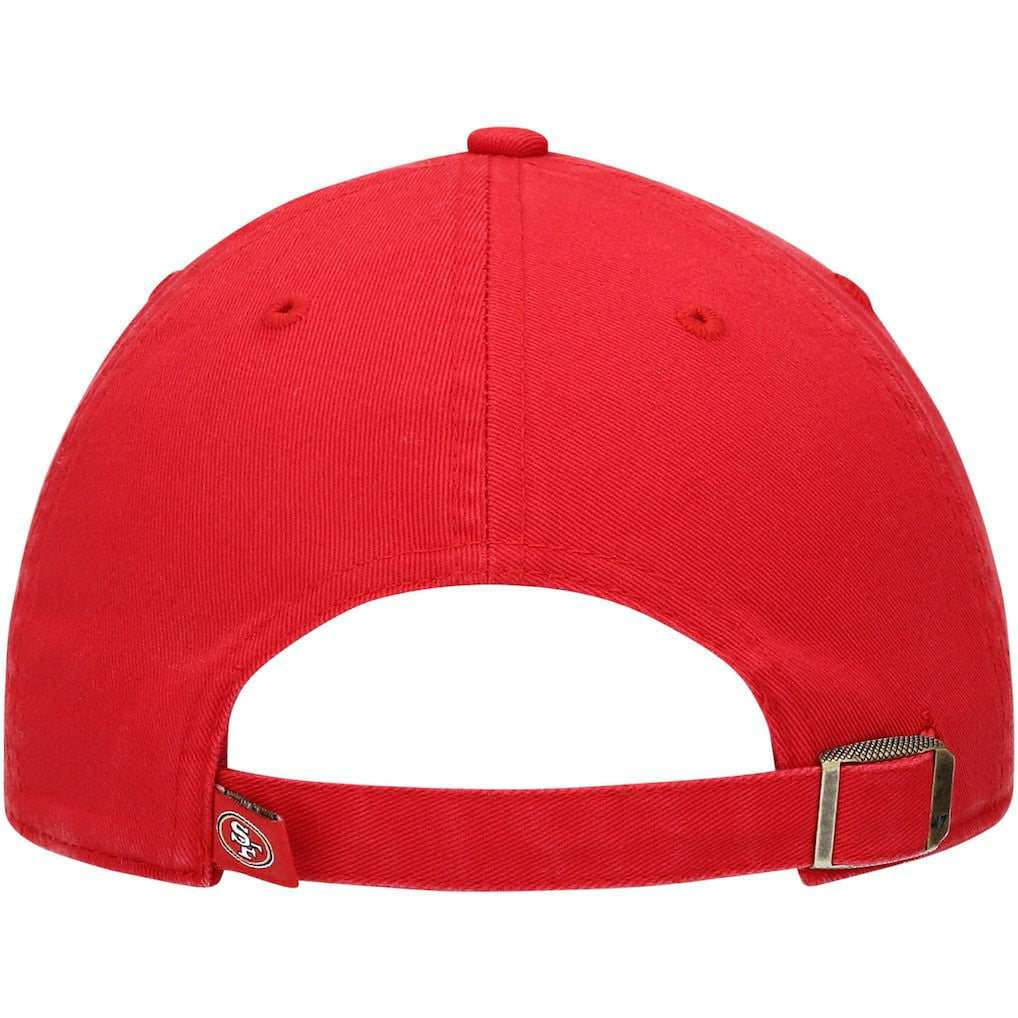San Francisco 49ers '47 Youth Logo Clean Up Adjustable Hat Scarlet