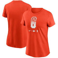 San Francisco Giants Nike Women's City Connect Wordmark T-Shirt - Orange T-shirts