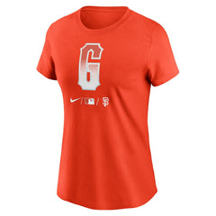 San Francisco Giants Nike Women's City Connect Wordmark T-Shirt - Orange T-shirts