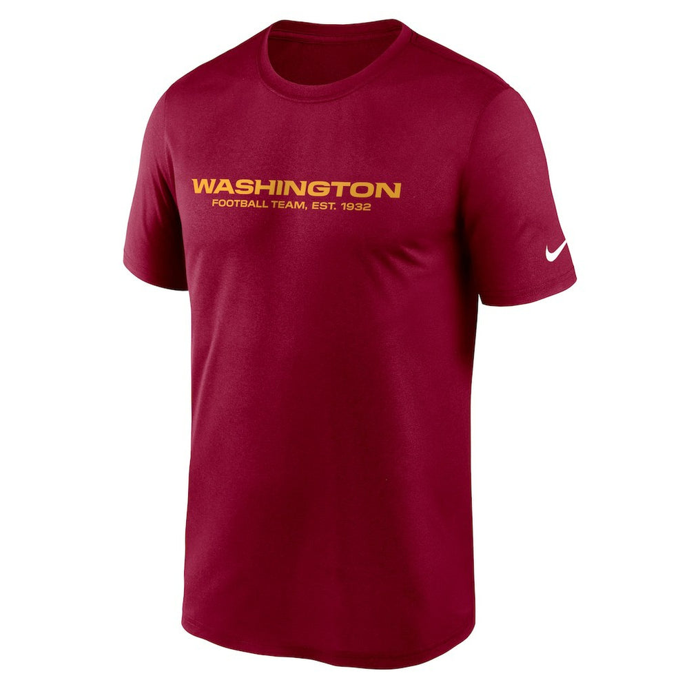 Washington Football Team Logo Essential Legend Performance T-Shirt Burgundy