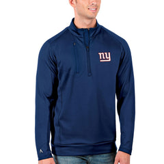 New York Giants Antigua Generation Quarter-Zip Pullover Jacket Royal