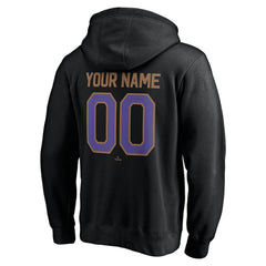 Arizona Diamondbacks Cooperstown Winning Streak Personalized Name & Number Pullover Hoodie - Black Hoodies