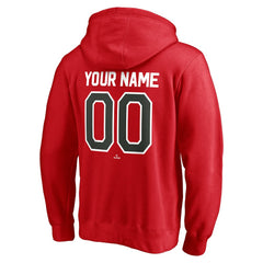 Cincinnati Reds Cooperstown Winning Streak Personalized Name & Number Pullover Hoodie - Red Hoodies