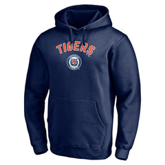Detroit Tigers Cooperstown Winning Streak Personalized Name & Number Pullover Hoodie - Navy Hoodies