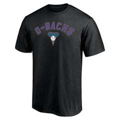 Arizona Diamondbacks Cooperstown Winning Streak Personalized Name & Number T-Shirt - Black T-shirts
