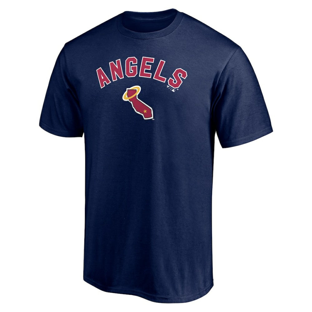 Los Angeles Angels Cooperstown Winning Streak Personalized Name & Number T-Shirt - Navy T-shirts