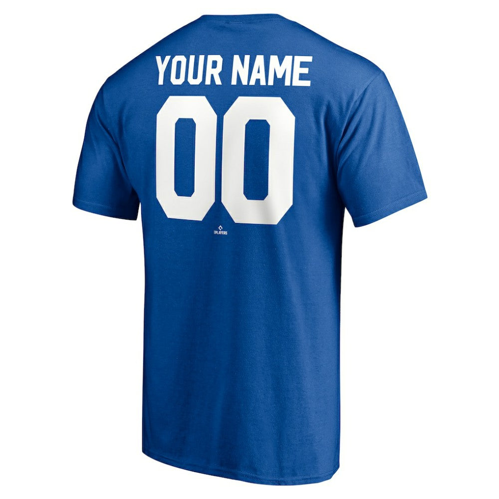 Los Angeles Dodgers Cooperstown Winning Streak Personalized Name & Number T-Shirt - Royal T-shirts