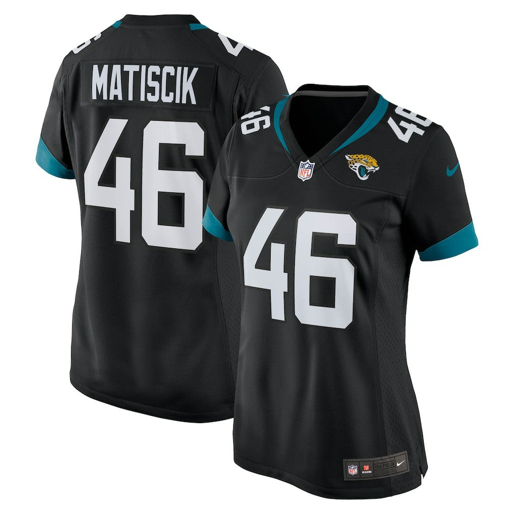 Ross Matiscik Jacksonville Jaguars Women's Game Jersey Black