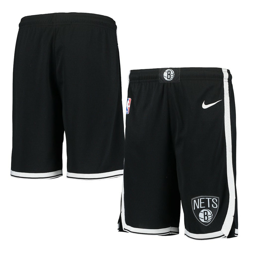 Brooklyn Nets Youth 2020/21 Swingman Performance Shorts Icon Edition Black