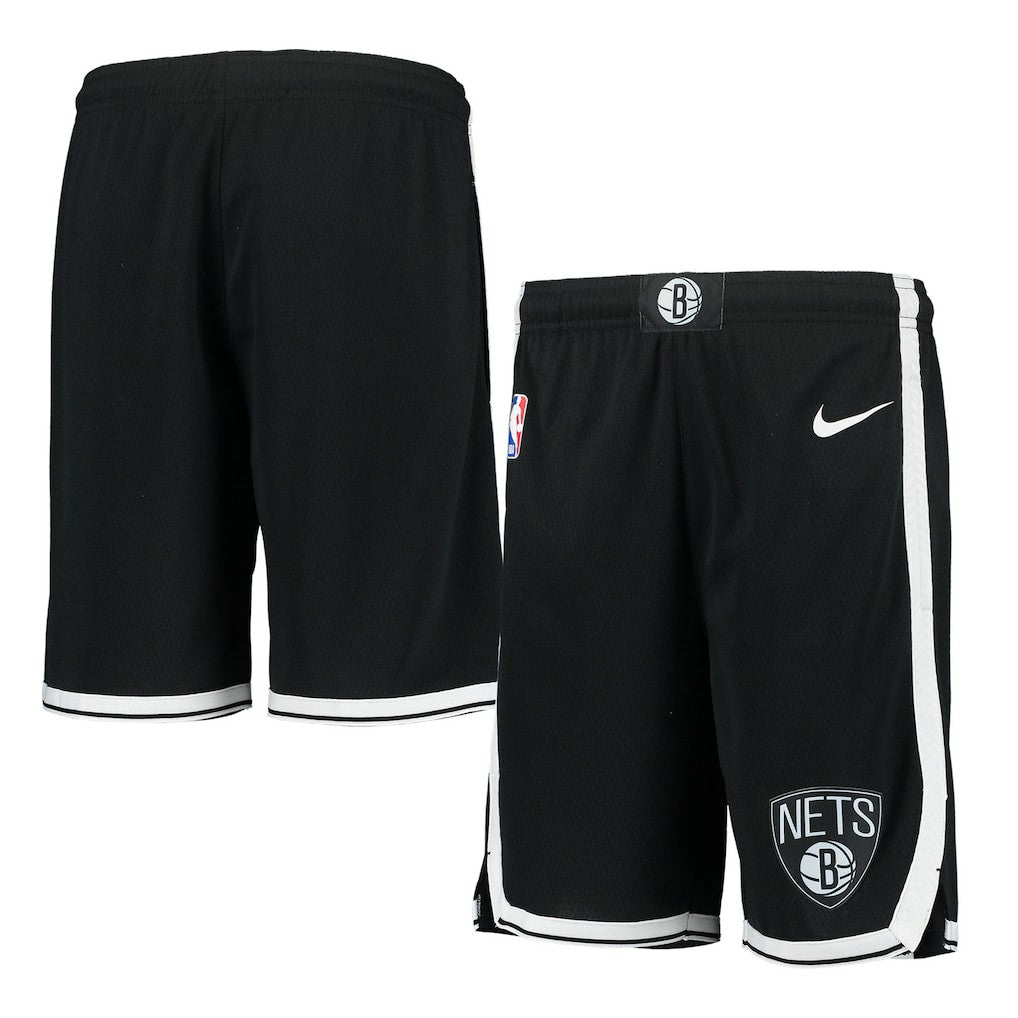 Brooklyn Nets Youth 2020/21 Swingman Performance Shorts Icon Edition Black