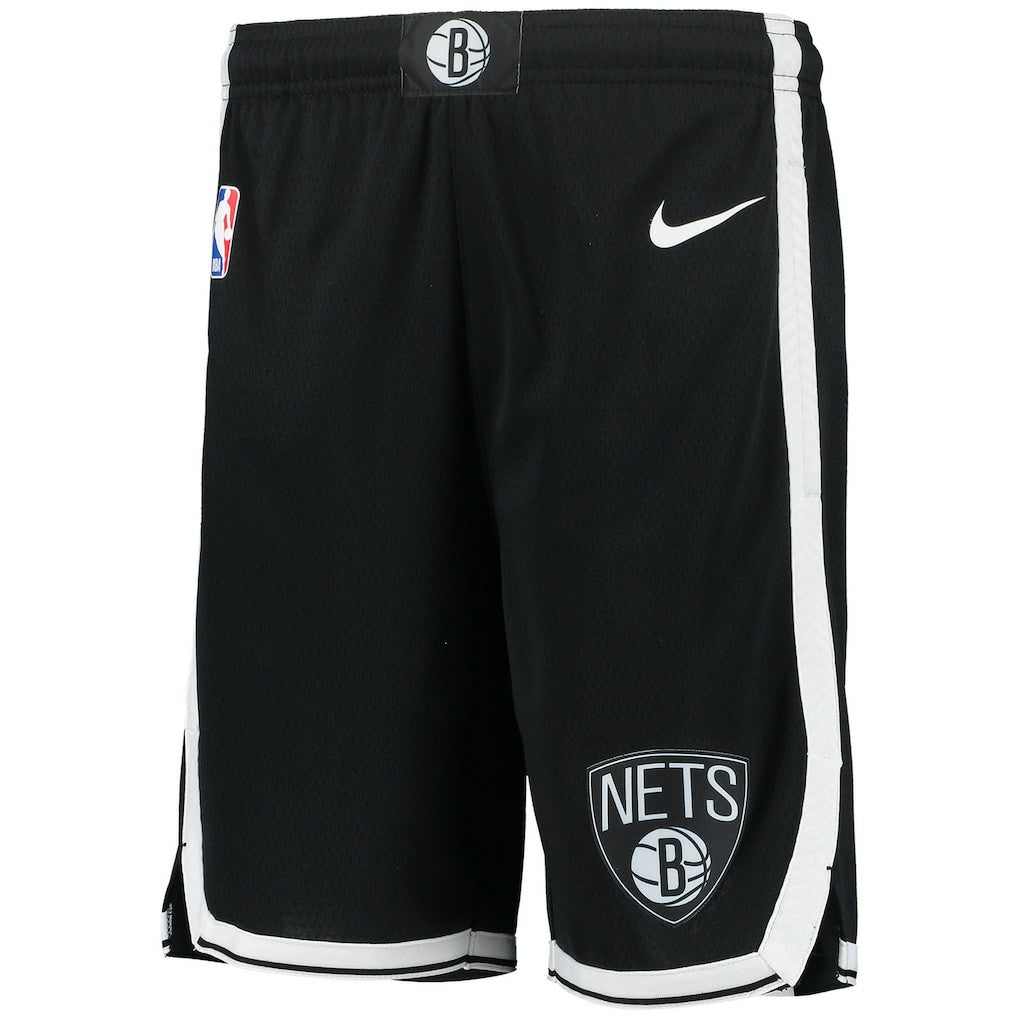 Brooklyn Nets Youth 2020/21 Swingman Performance Shorts Icon Edition Black