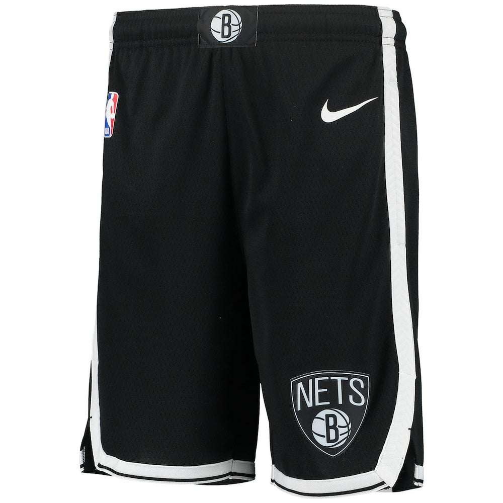 Brooklyn Nets Youth 2020/21 Swingman Performance Shorts Icon Edition Black