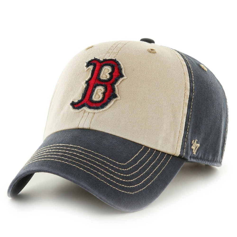 Boston Red Sox '47 Yosemite Freshman Clean Up Adjustable Hat - White/Navy Hats