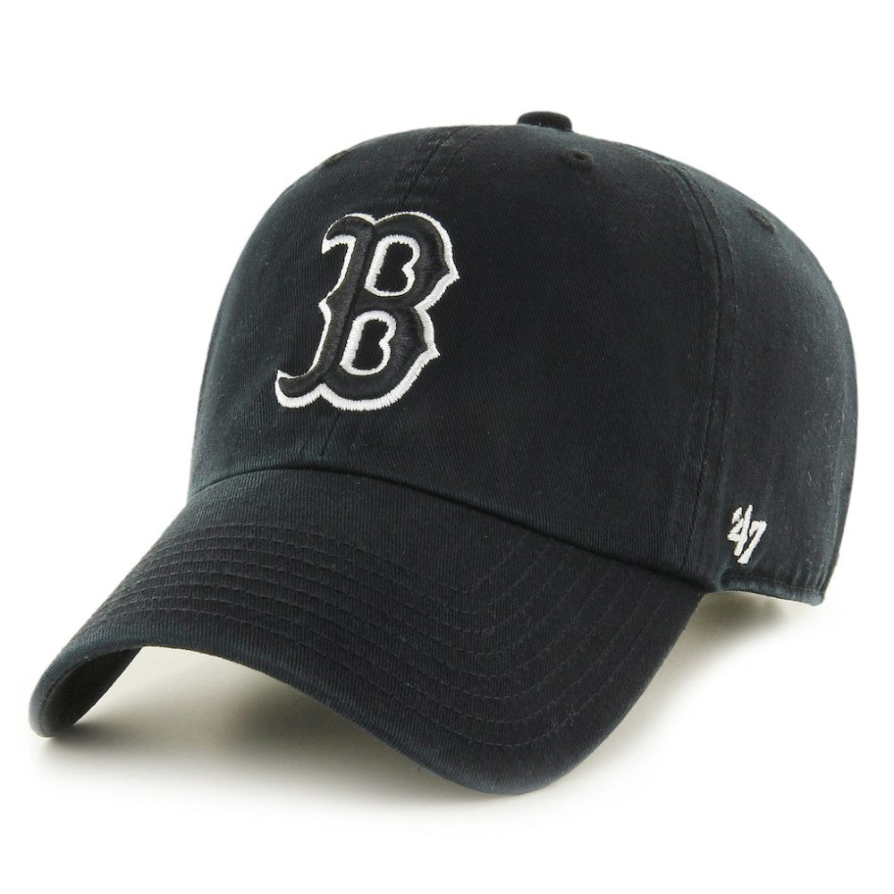 Boston Red Sox '47 Logo Clean Up Adjustable Hat - Black Hats