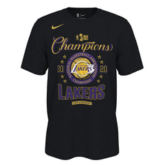 Los Angeles Lakers 2020 NBA Finals Champions Locker Room T-Shirt Black
