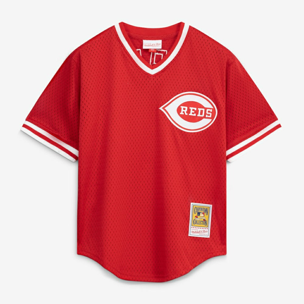 Pete Rose Cincinnati Reds Mitchell & Ness Authentic Batting Practice Jersey - Red Jerseys