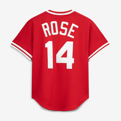 Pete Rose Cincinnati Reds Mitchell & Ness Authentic Batting Practice Jersey - Red Jerseys