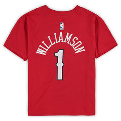 Zion Williamson New Orleans Pelicans Jordan Brand Preschool Statement Edition Name & Number T-Shirt Red