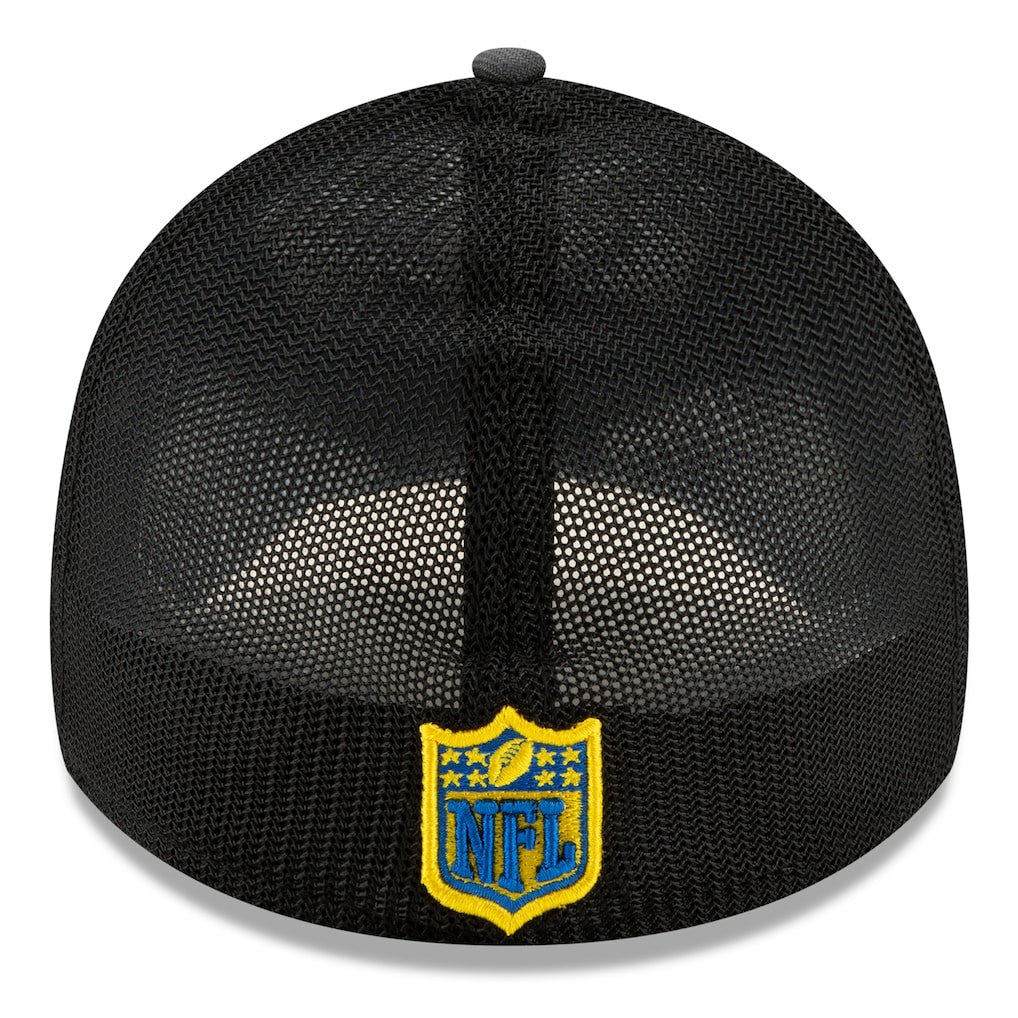 Los Angeles Rams New Era 2021 NFL Draft Trucker 39THIRTY Flex Hat Graphite/Royal