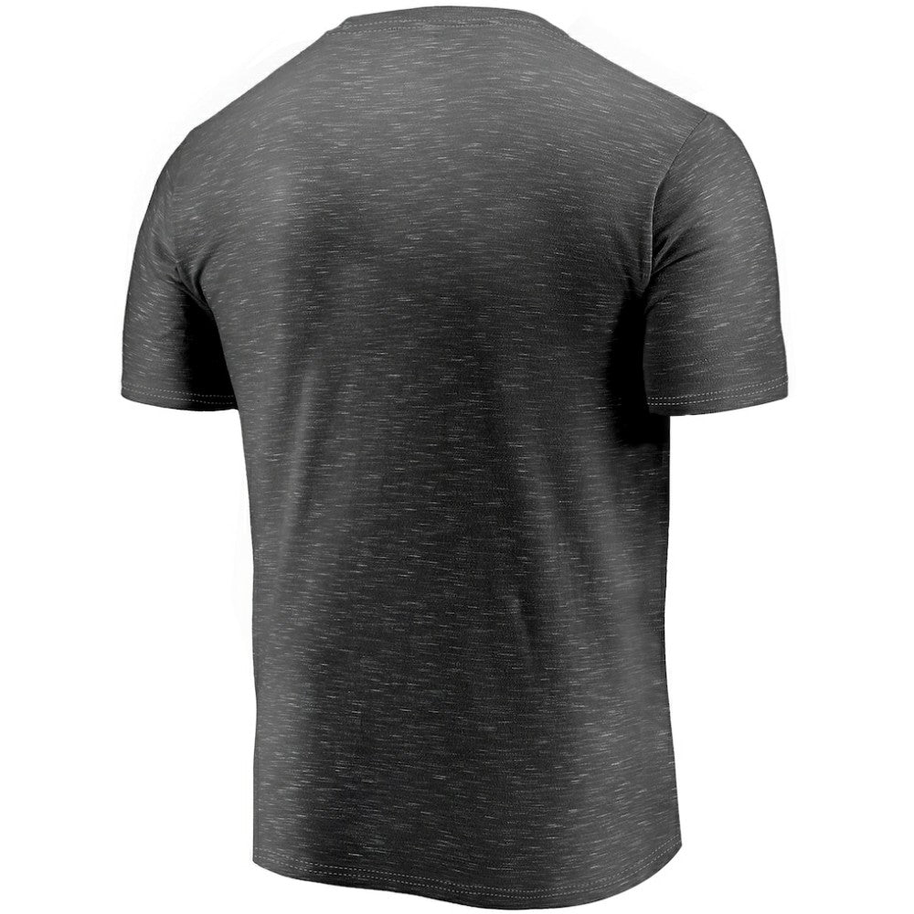 Boston Red Sox Fanatics Official Logo Space Dye T-Shirt - Charcoal T-shirts