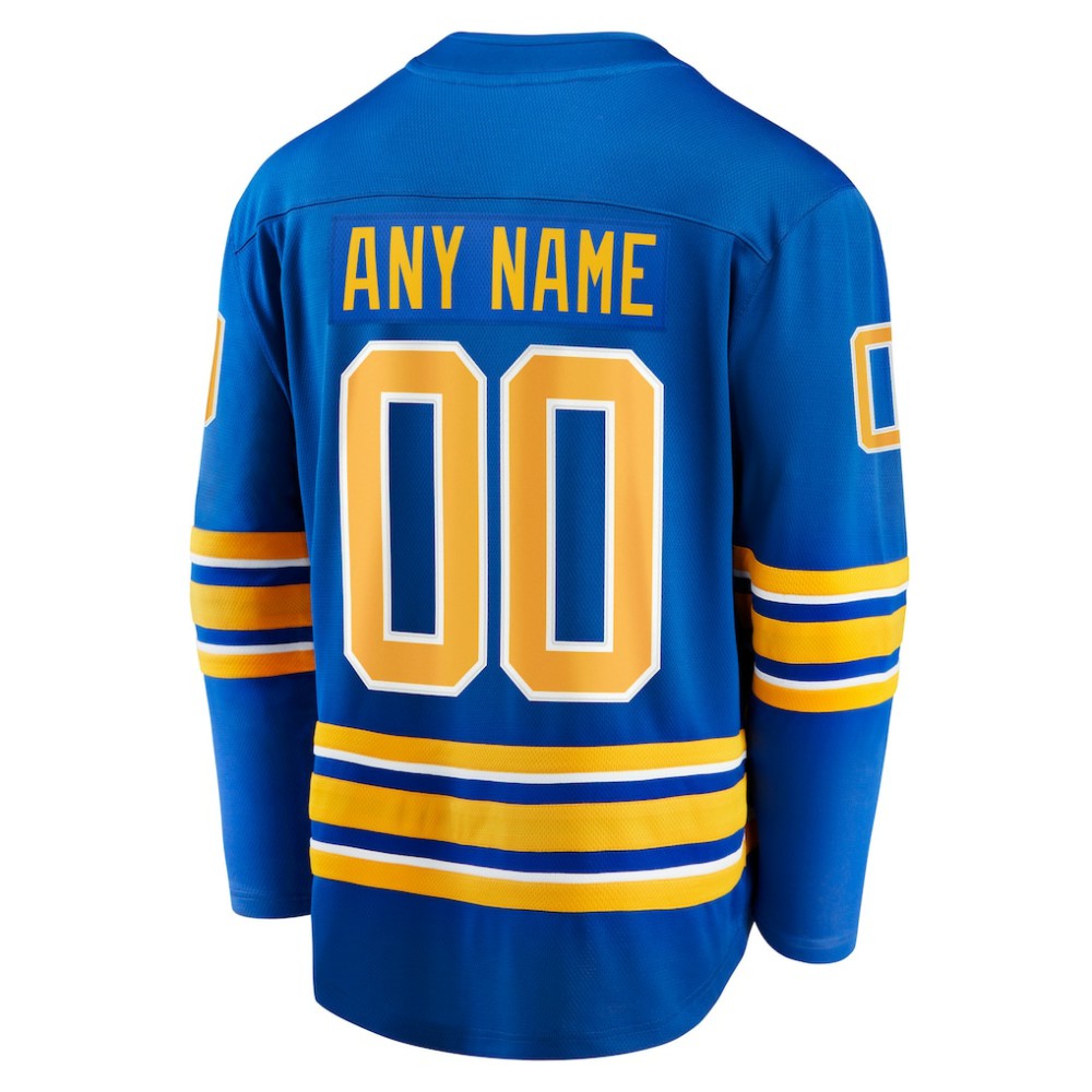 NHL,Custom Buffalo Sabres Fanatics Home Breakaway Custom Jersey - Royal