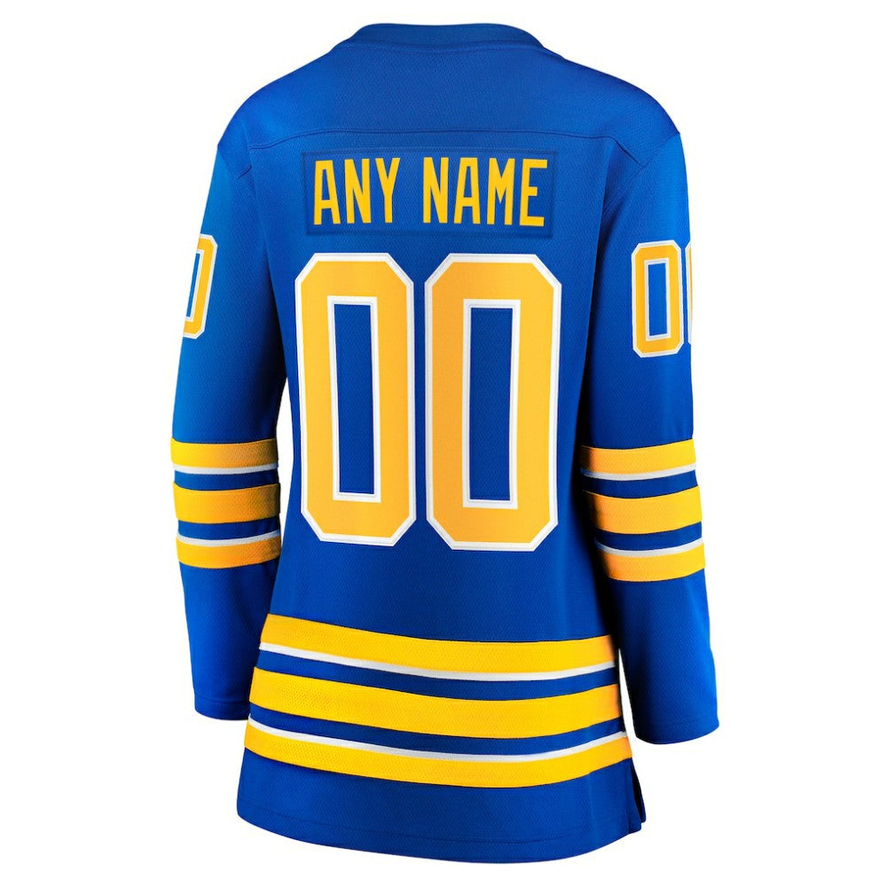 NHL,Custom Buffalo Sabres Fanatics Women's Home Breakaway Custom Jersey - Royal