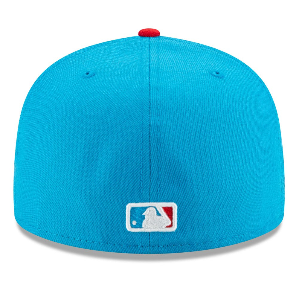Miami Marlins New Era 2021 City Connect 59FIFTY Fitted Hat - Blue/Red Hats