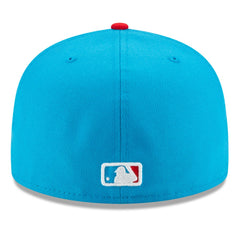 Miami Marlins New Era 2021 City Connect 59FIFTY Fitted Hat - Blue/Red Hats