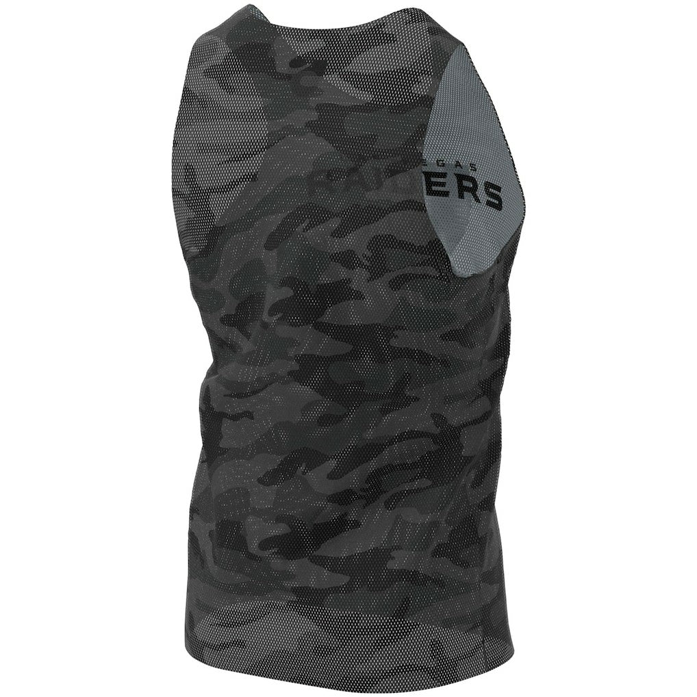 Las Vegas Raiders FOCO Reversible Mesh Tank Top Black/Gray