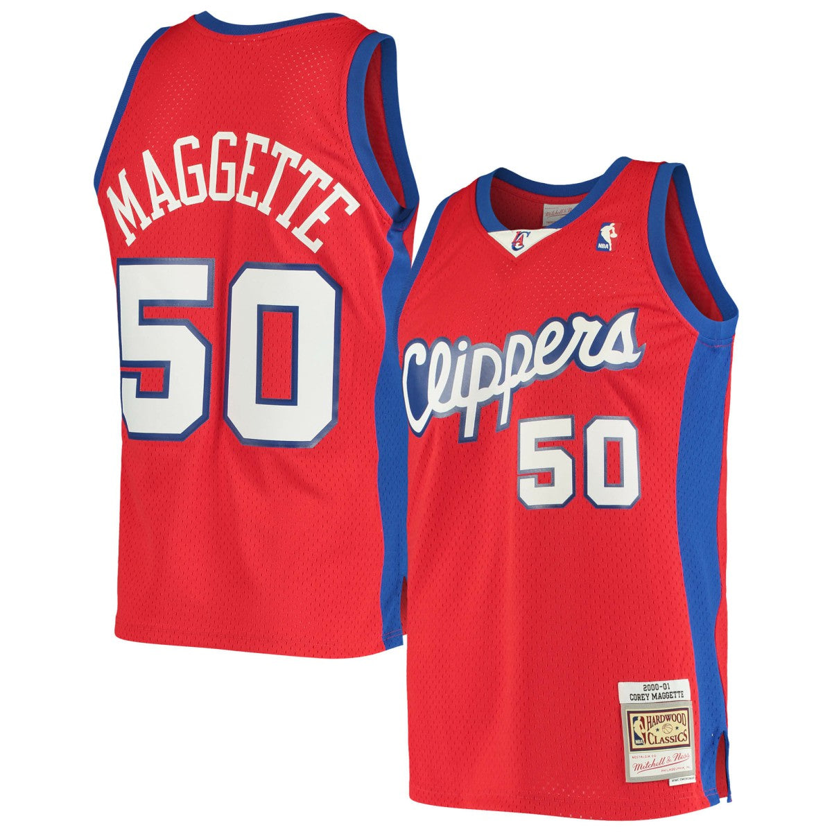 Corey Maggette LA Clippers 2000/01 Hardwood Classics Swingman Jersey Red