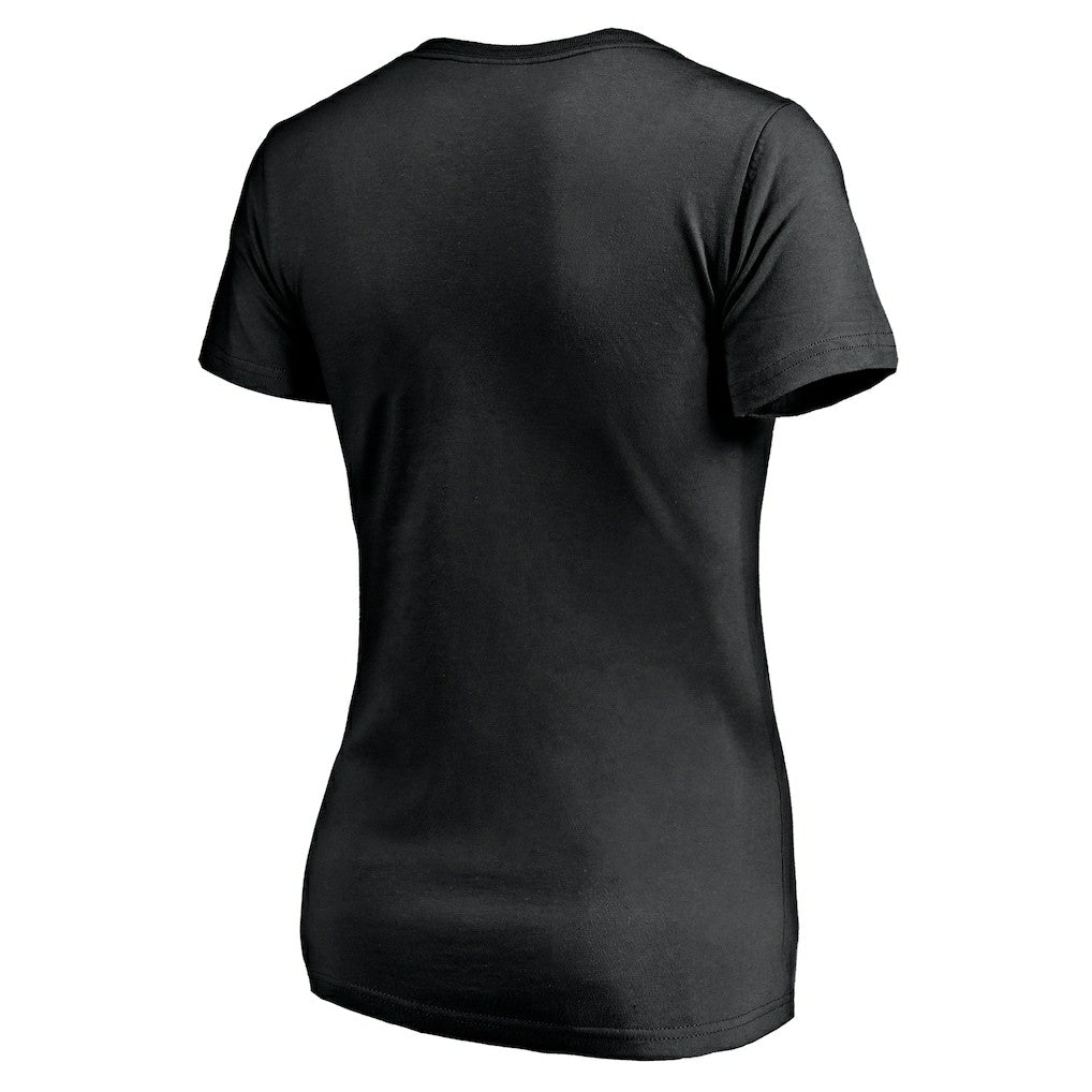Joe Burrow Cincinnati Bengals Women's Checkdown V-Neck T-Shirt Black
