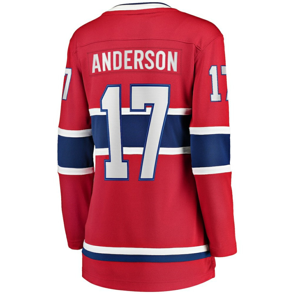 NHL Josh Anderson Montreal Canadiens Fanatics Women's Breakaway Player Jersey - Red