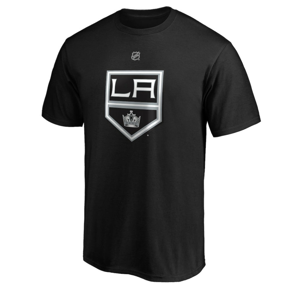 NHL Quinton Byfield Los Angeles Kings Fanatics Authentic Stack Name & Number T-Shirt - Black