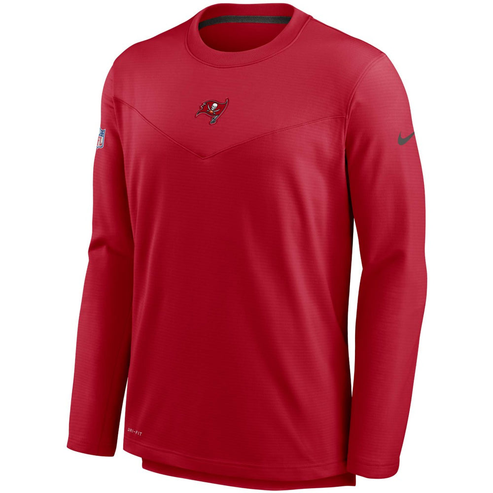 Tampa Bay Buccaneers Sideline Team Performance Pullover Sweatshirt Red