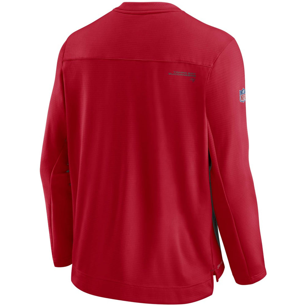 Tampa Bay Buccaneers Sideline Team Performance Pullover Sweatshirt Red