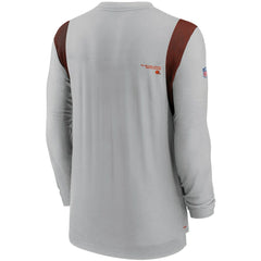 Cleveland Browns Sideline Player UV Performance Long Sleeve T-Shirt Gray