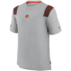 Cleveland Browns Sideline Player UV Performance T-Shirt Gray