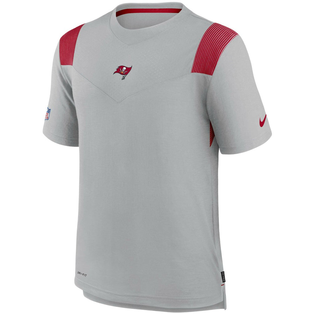 Tampa Bay Buccaneers Sideline Player UV Performance T-Shirt Gray