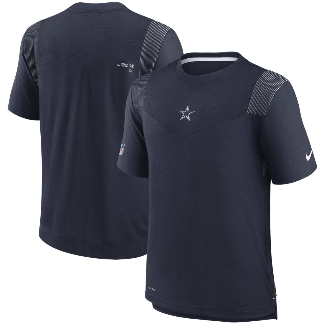 Dallas Cowboys Sideline Player UV Performance T-Shirt Navy